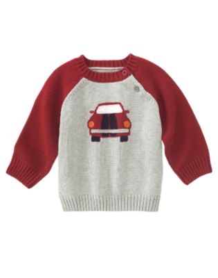 Raglan Race Car Sweater