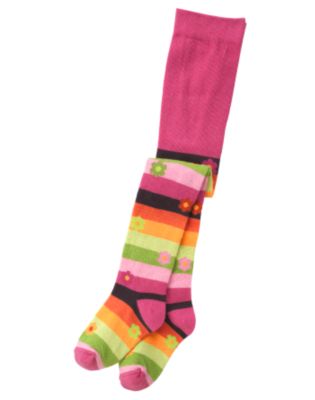 Flower Stripe Tight
