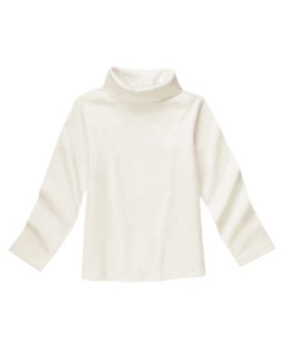 Ivory Turtleneck Shirt