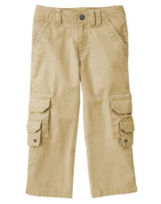 Khaki Canvas Cargo Pant