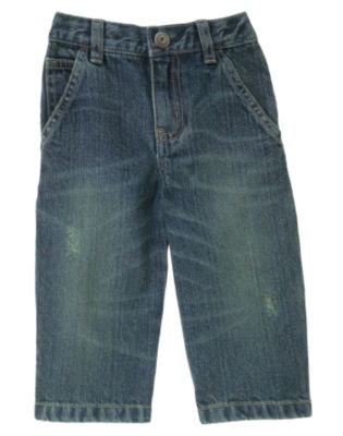 Distressed Denim Pant