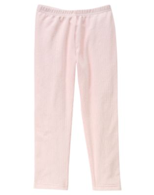 Light Pink Velour Legging