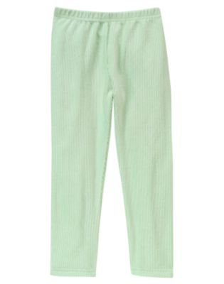 Light Green Velour Legging