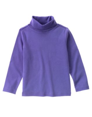 Purple Turtleneck Shirt