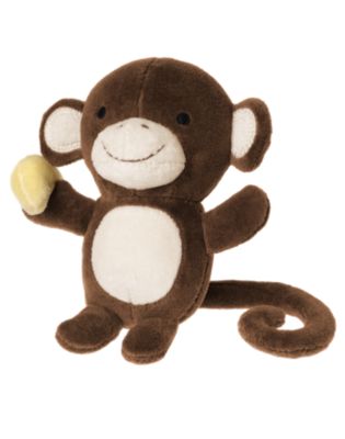 Monkey Plush Rattle