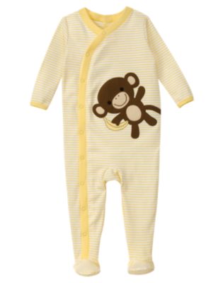 Monkey Stripe One-Piece