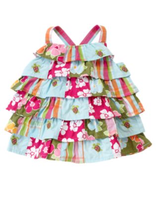 Tiered Patchwork Sea Turtle Top