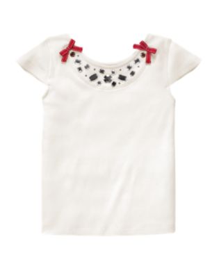 Gem Bow Tee