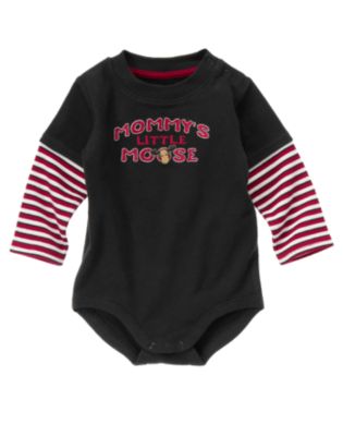 Mommy's Little Moose Double Sleeve Bodysuit