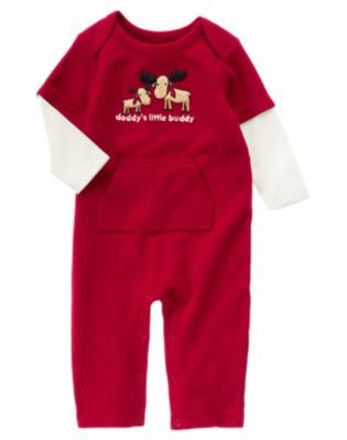 Daddy's Little Buddy Double Sleeve One-Piece