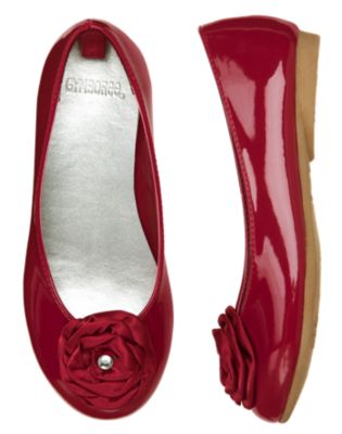 Gem Rosette Patent Shoe