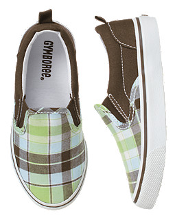 Plaid Slip-On Shoe