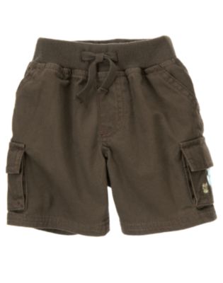 Pull-On Canvas Cargo Short