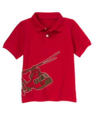 Helicopter Pique Polo Shirt