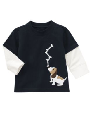 Puppy Double Sleeve Tee
