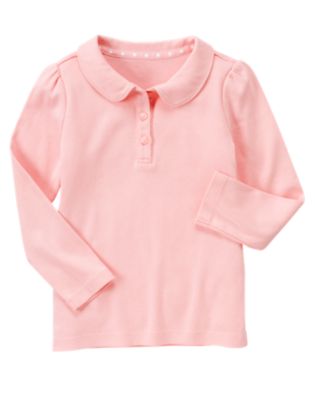 Uniform Long Sleeve Polo Shirt