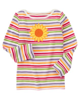  Kid Girl   Sunflower Smiles Back To School 2012