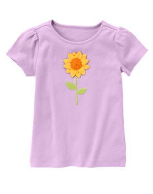  Kid Girl   Sunflower Smiles Back To School 2012