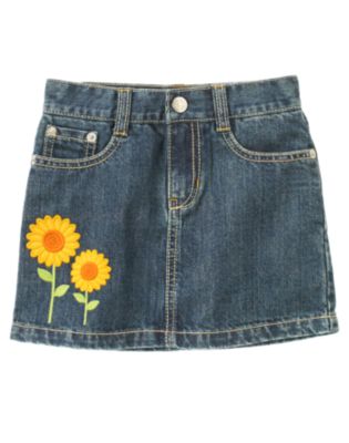 Sunflower Jean Skort