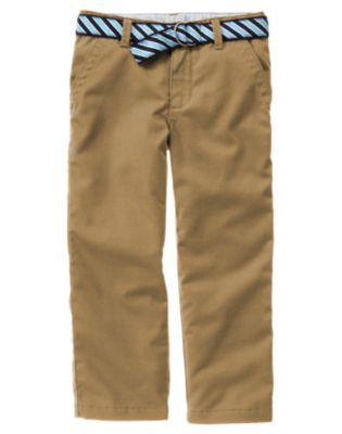 Uniform Stripe Belted Pant