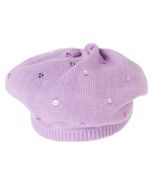 Sequin Sweater Beret