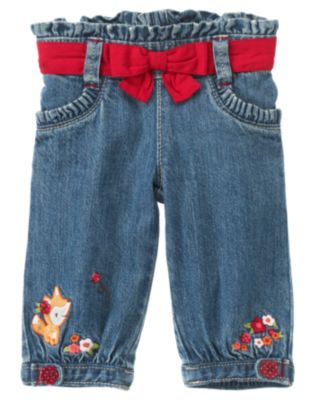 Fox Flower Sash Jean