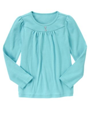 Gem Button Tee