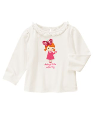 Daddy's Little Butterfly Winged Tee