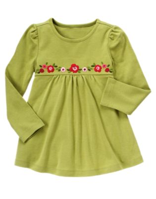 Sequin Flower Swing Top