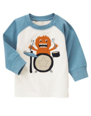 Drum Monster Raglan Tee