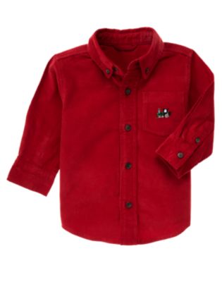 Train Corduroy Shirt