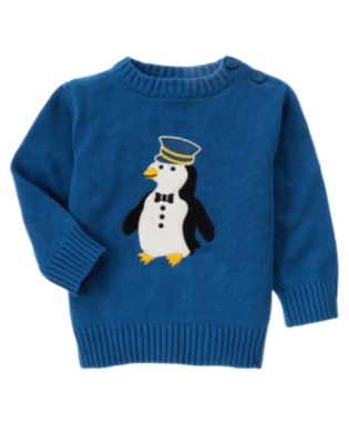 Penguin Conductor Sweater