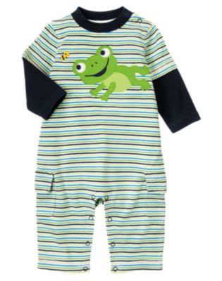 Frog Stripe One-Piece