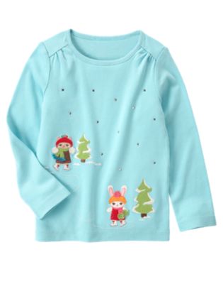 Skating Kitty and Bunny Tee