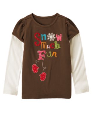 Snow Much Fun Double Sleeve Tee