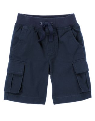 Pull-On Canvas Cargo Short