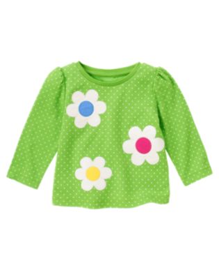 Flower Dot Long Sleeve Tee