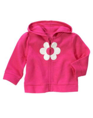 Flower Fleece Hoodie