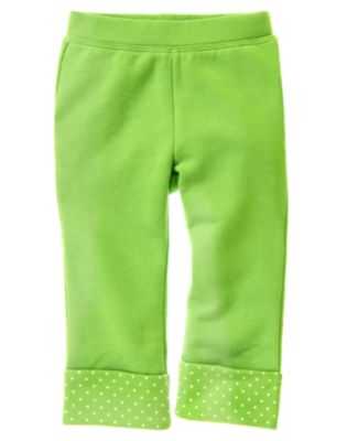 Dot Cuff Terry Pant