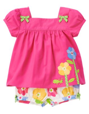 Flower Grasshopper Two-Piece Set