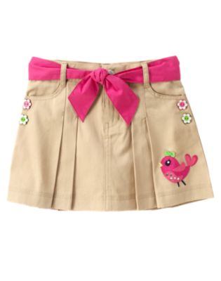 Gem Bird Belted Skort