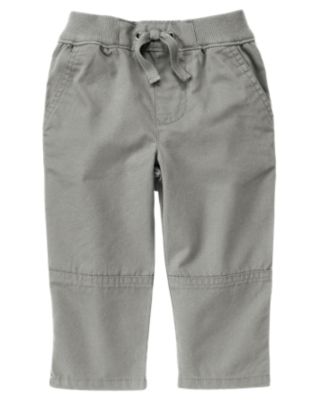 Pull-On Canvas Active Pant