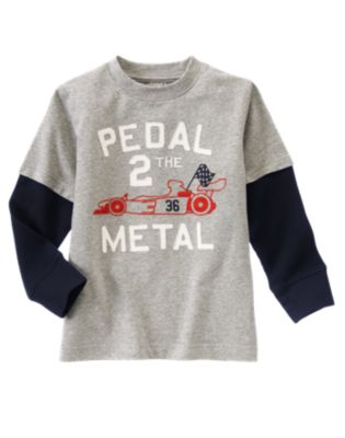 Pedal 2 The Metal Double Sleeve Tee