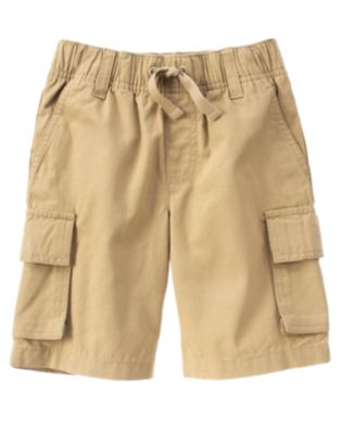 Pull-On Canvas Cargo Short