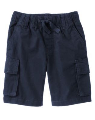 Pull-On Canvas Cargo Short