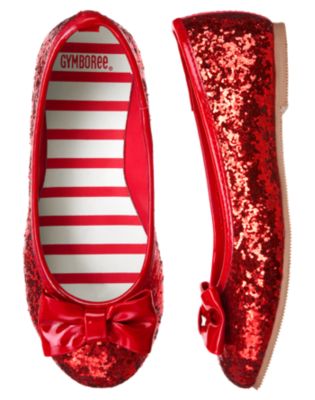 Bow Glitter Ballet Flat