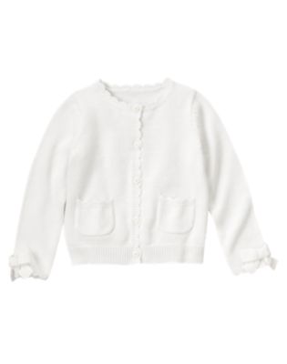 Scalloped Sweater Cardigan