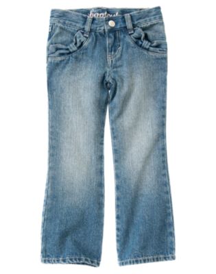Bow Pocket Bootcut Jean