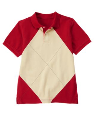 Argyle Pique Polo Shirt