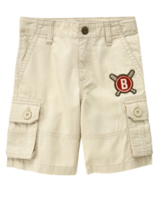Baseball Patch Ripstop Cargo Short